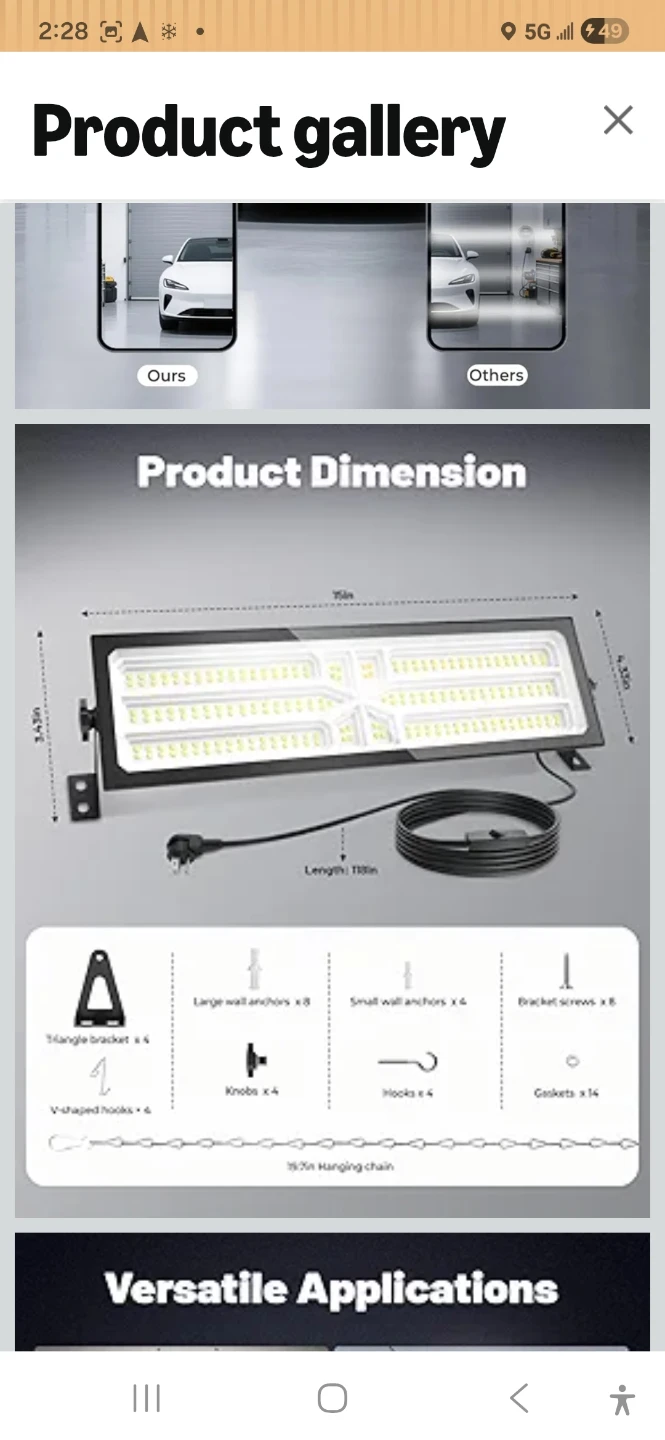 AGranTOP 100W LED Shop Light - photo 5