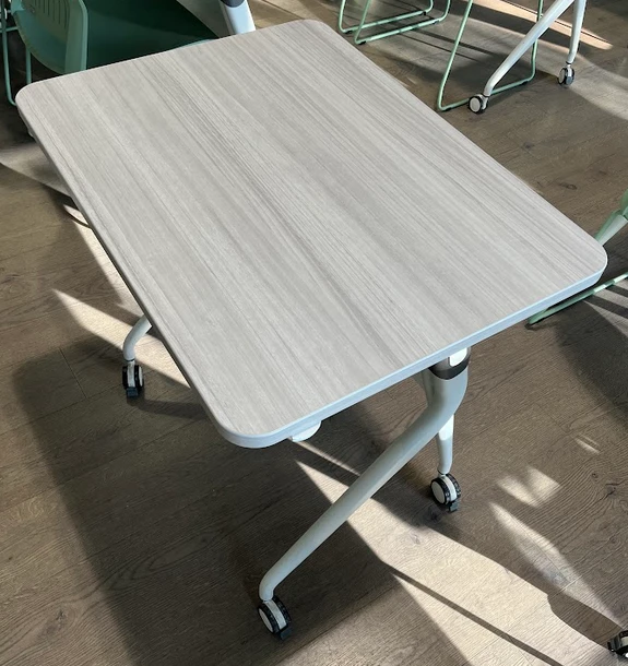 Folding Table with Wheels