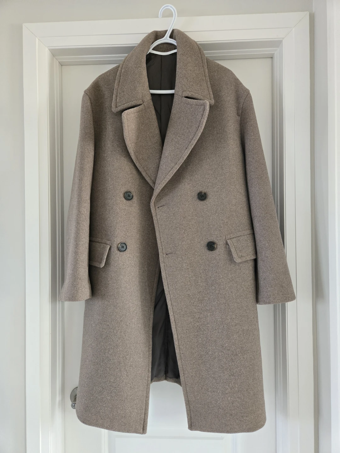 H&M Double Breasted Overcoat Medium/Large