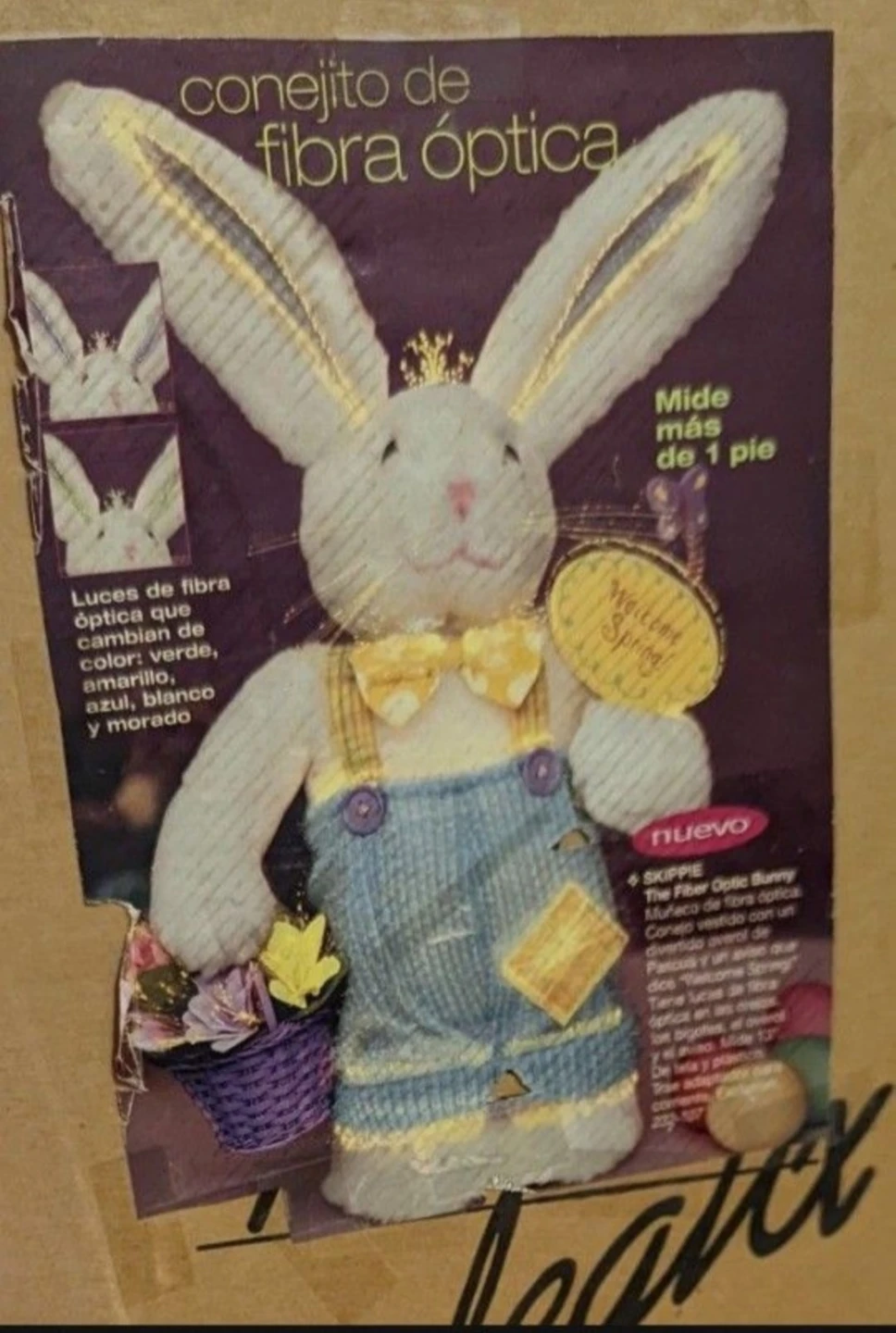 Skippe The Fiber Optic Bunny "Welcome Spring!" - photo 2