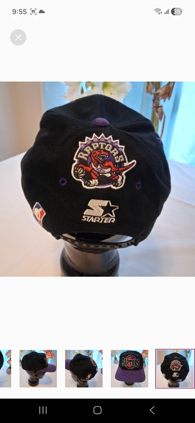 Toronto Raptors Starter "The Right Hat" Snapback Cap - photo 5