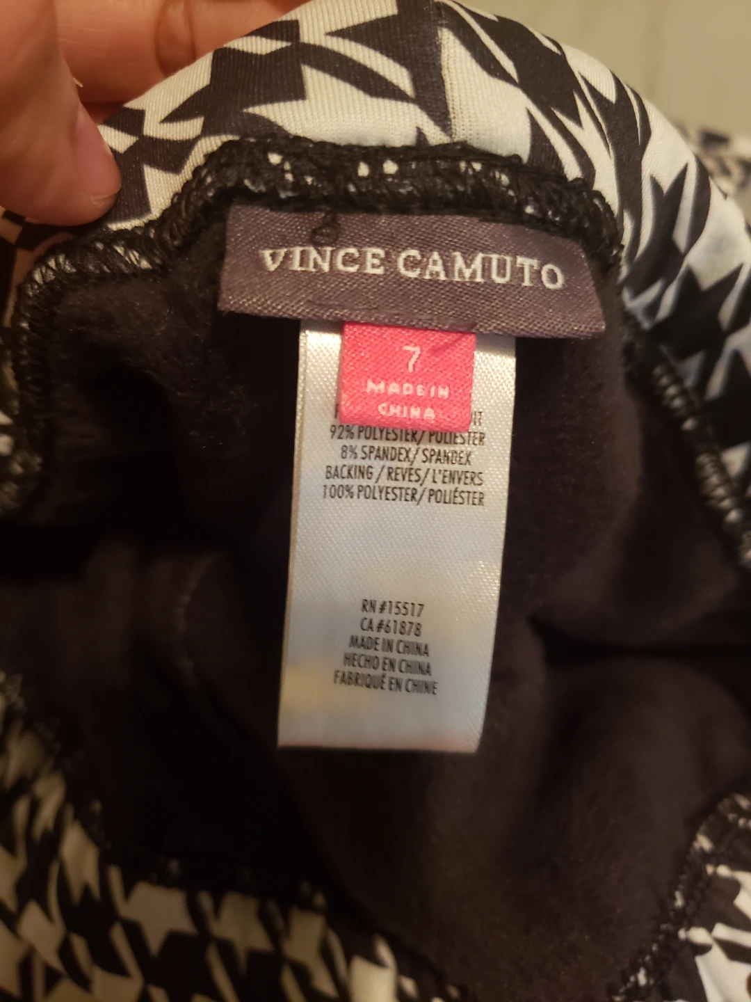 Brandnew lot Vince Camuto Houndstooth Flare Pants.fit 6 to 7 y/o - photo 5