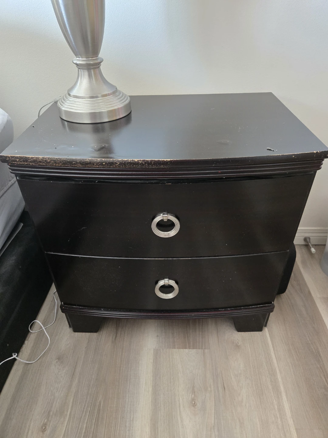 Dark Wood Dresser and Nightstands Set - photo 4