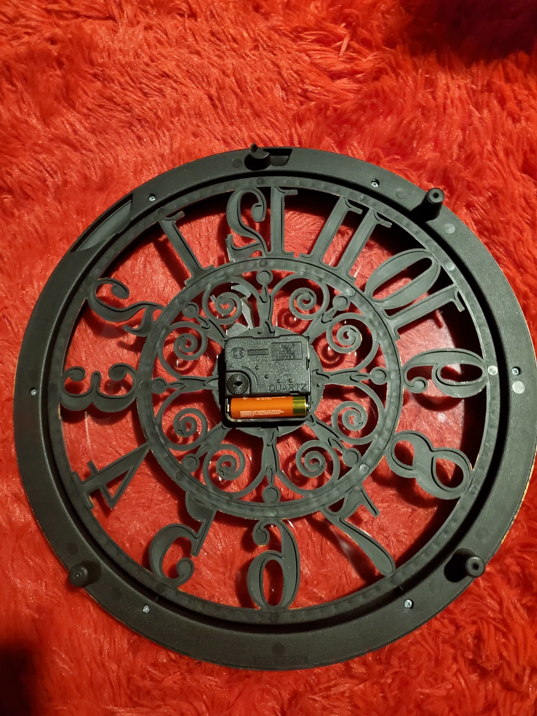 🥕 Decorative Plastic Wall Clock - photo 2