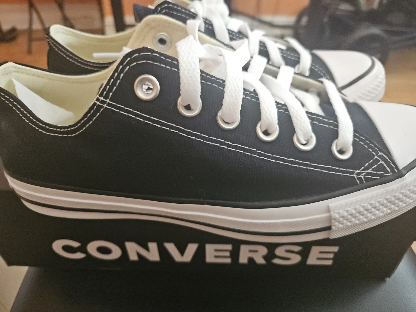 Converse All Star Ox Black "SF-8" Sneakers - photo 2
