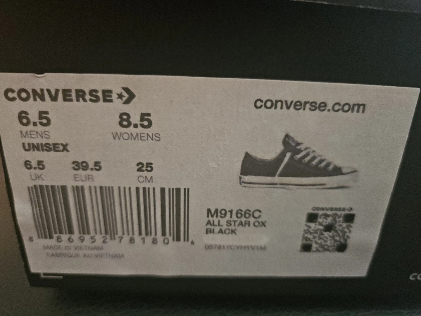 Converse All Star Ox Black "SF-8" Sneakers - photo 5