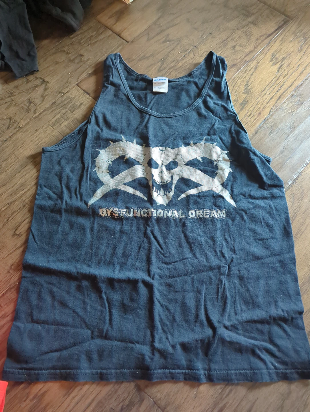 Gildan Tank Top - Dysfunctional Dream Skull Graphic