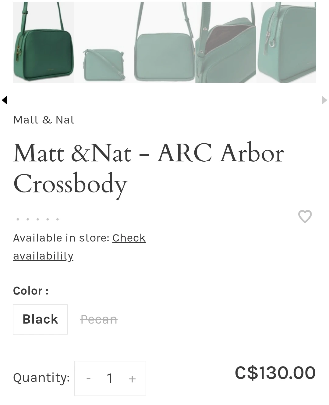 Matt & Nat ARC Arbor Crossbody Bag - Green - photo 4