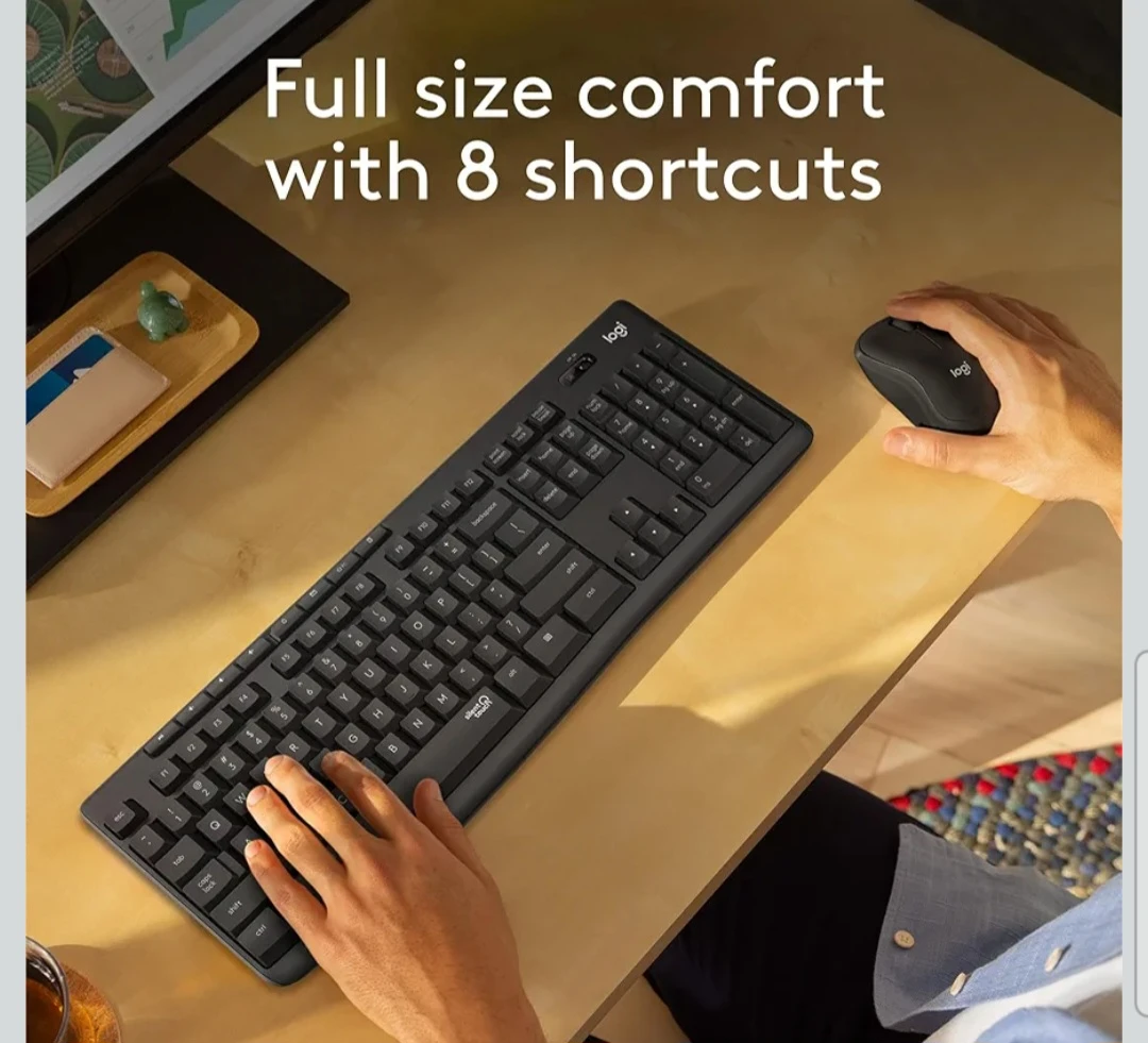 Logitech MK295 Silent Wireless Combo Keyboard and Mouse - photo 3