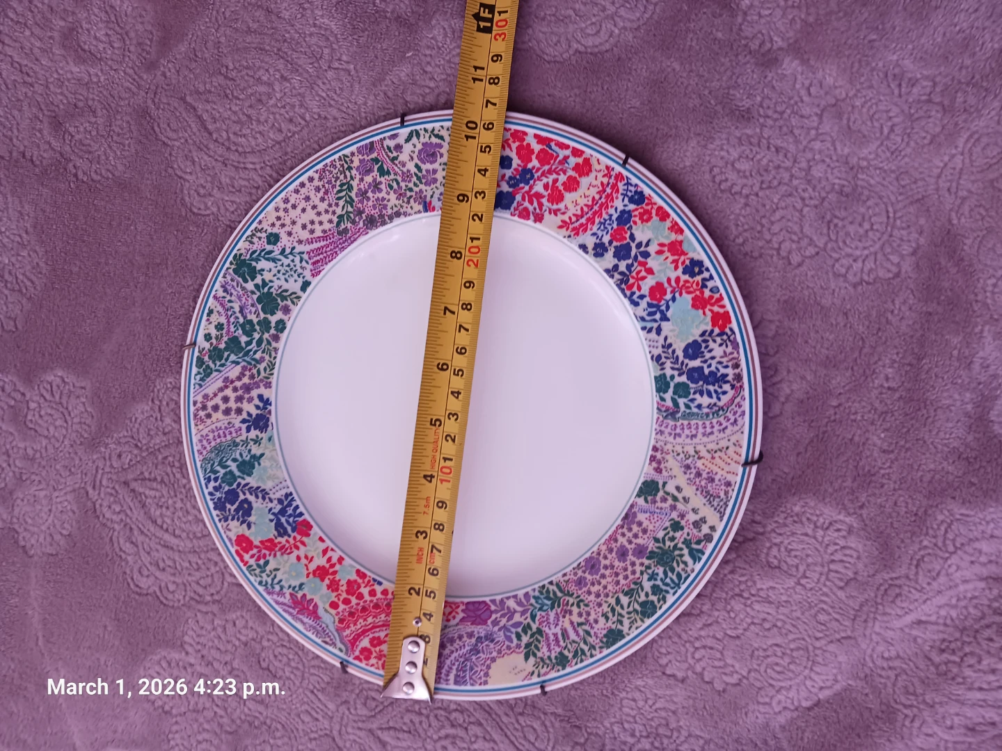 Hutschenreuther Bone China Plate - Benares