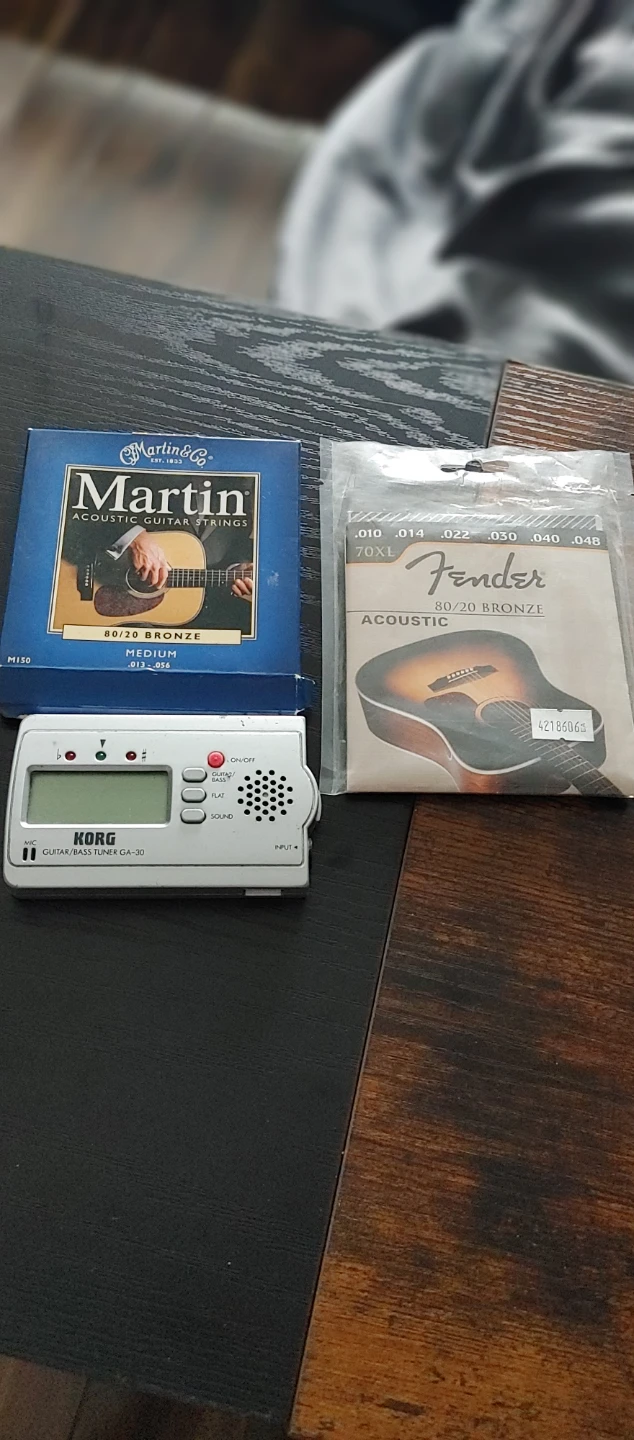 Acoustic Guitar with Case, Stand, Tuner, and Strings - photo 4