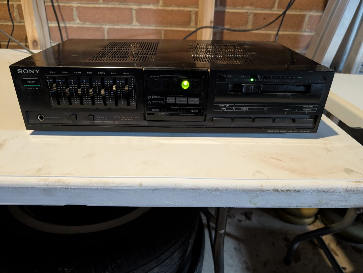 Sony Integrated Stereo Amplifier TA-AX335