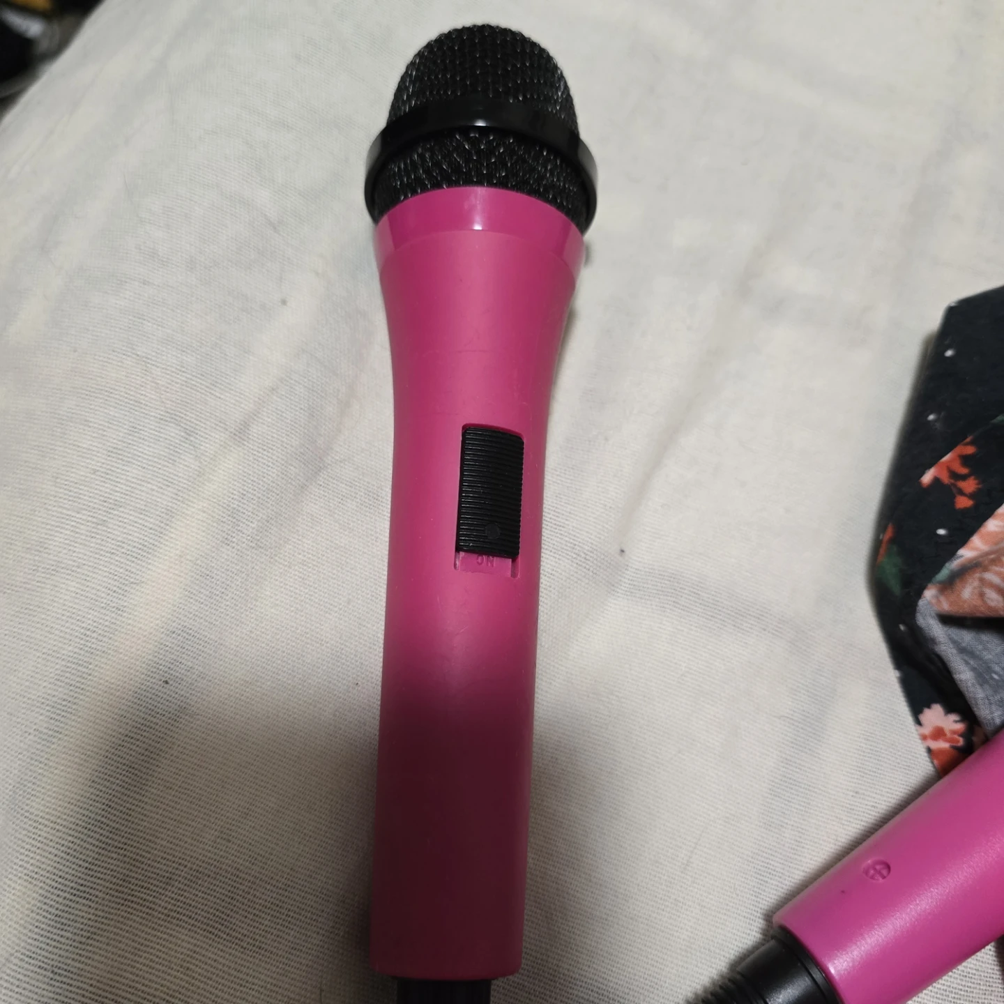 Pink Wired Microphone