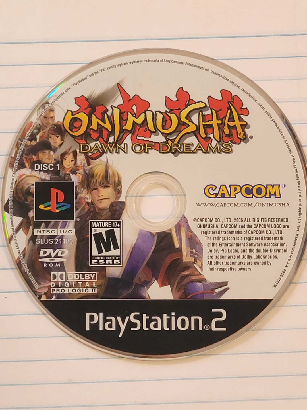 Onimusha: Dawn of Dreams PlayStation 2 Game