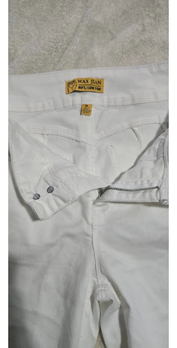 Wax Jean White Bermuda Shorts Size M - photo 2