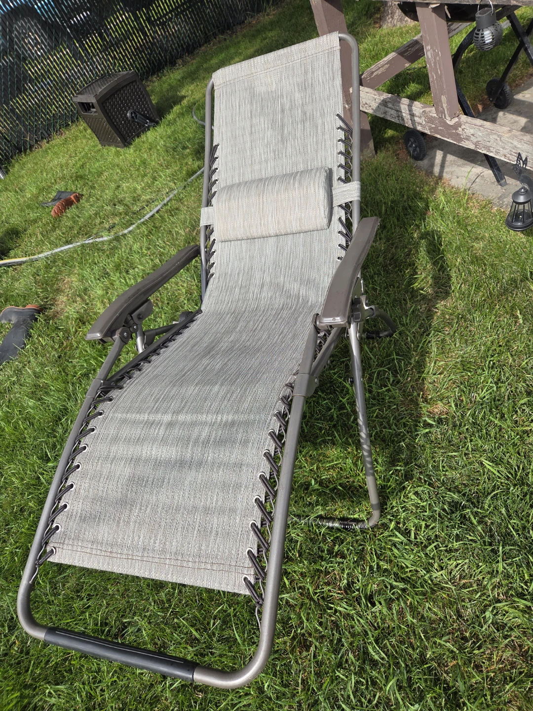 Grey Zero Gravity Chair