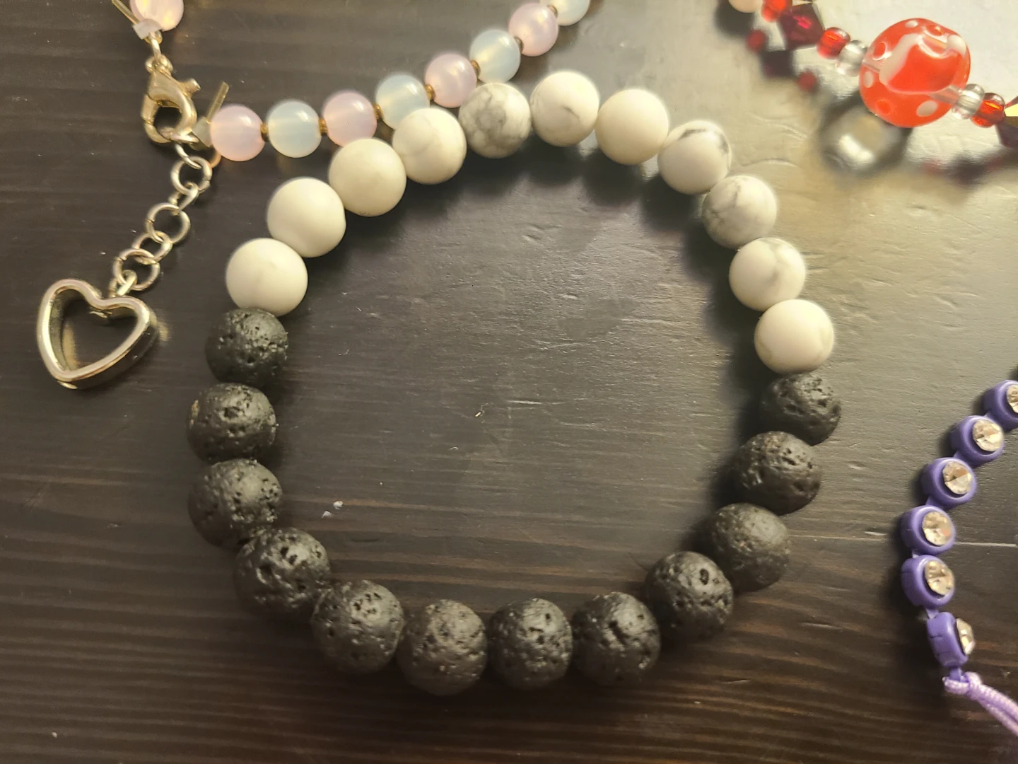 Assorted Beaded Bracelets with Charms - photo 5