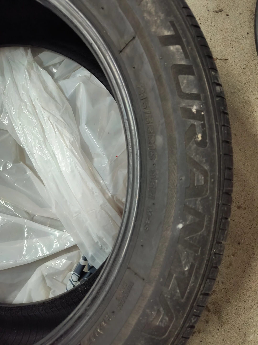 Set of 4 Bridgestone Turanza Tires 215/55R18 95H - photo 2