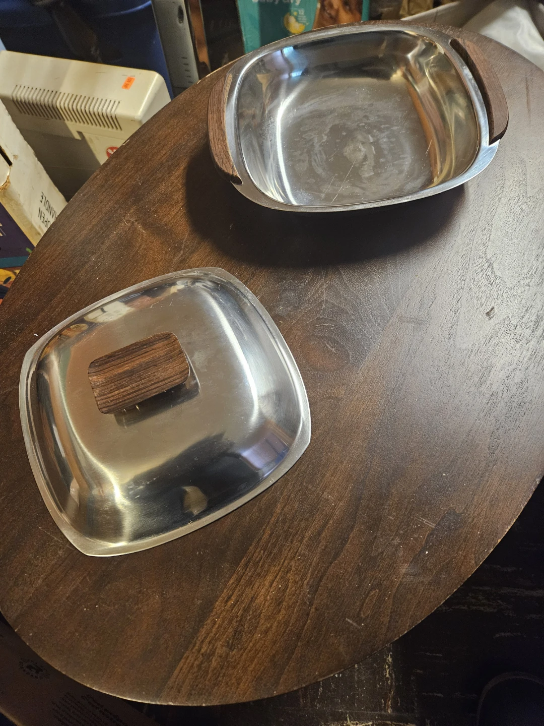 Lundtofte Denmark Stainless Steel Serving Dish with Lid - photo 2