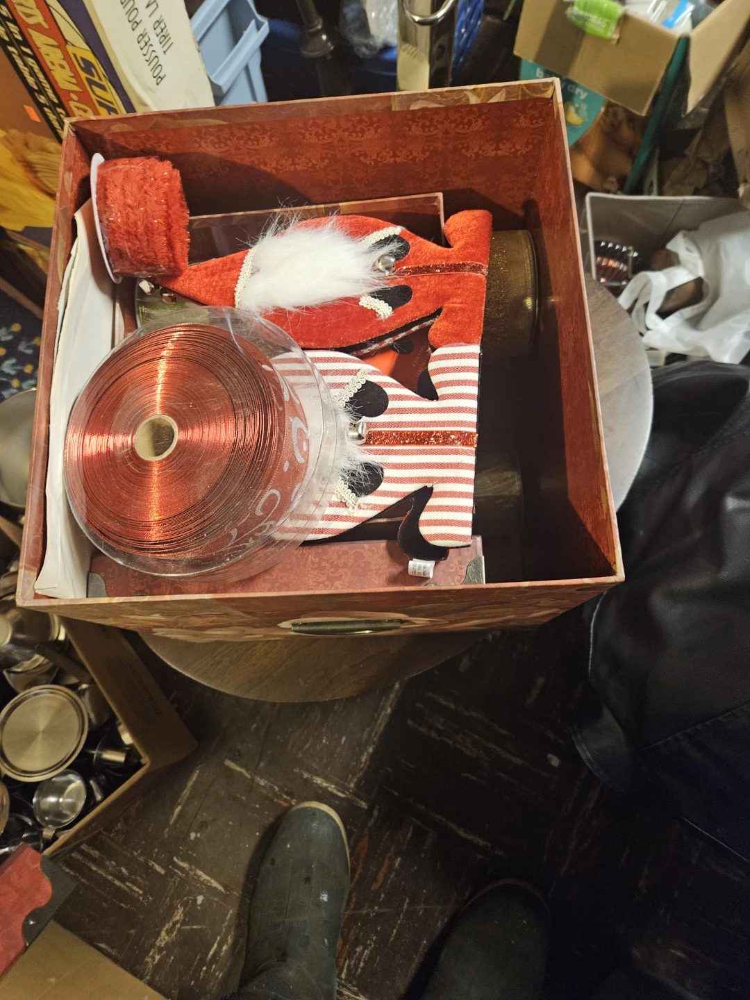 Decorative Storage Box with Christmas Supplies - photo 2