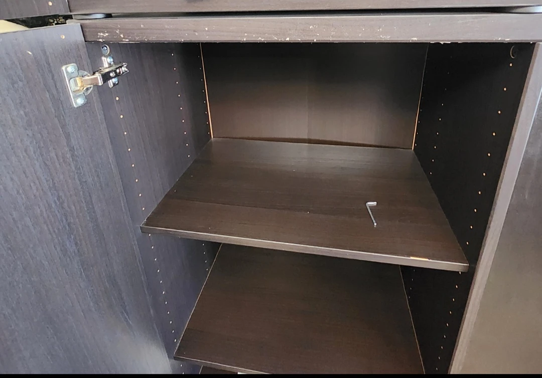 IKEA BESTÅ Dark Black-Brown Storage Cabinet Unit - photo 5
