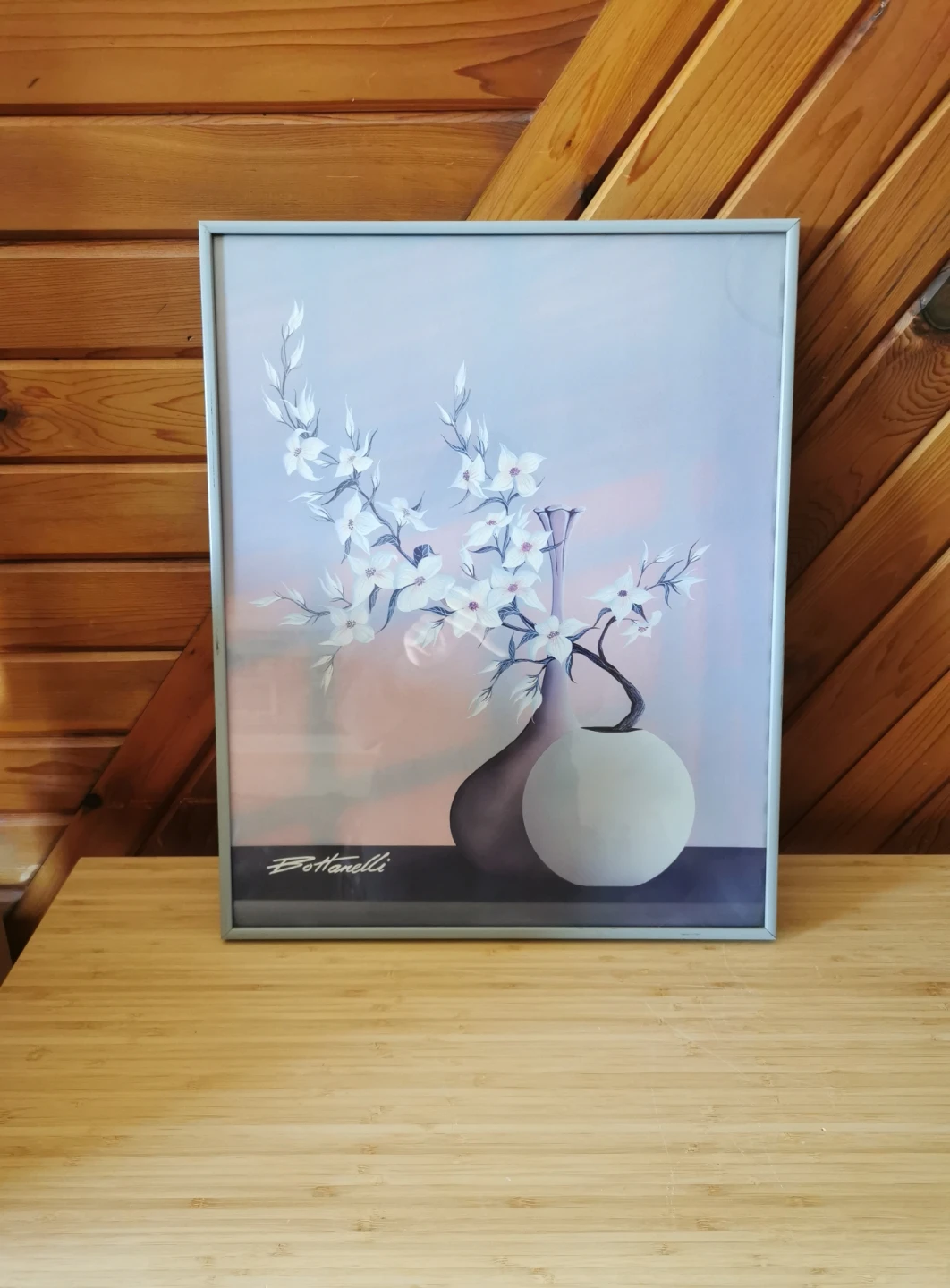 Vintage Bottanelli Floral Still Life Framed Art Print