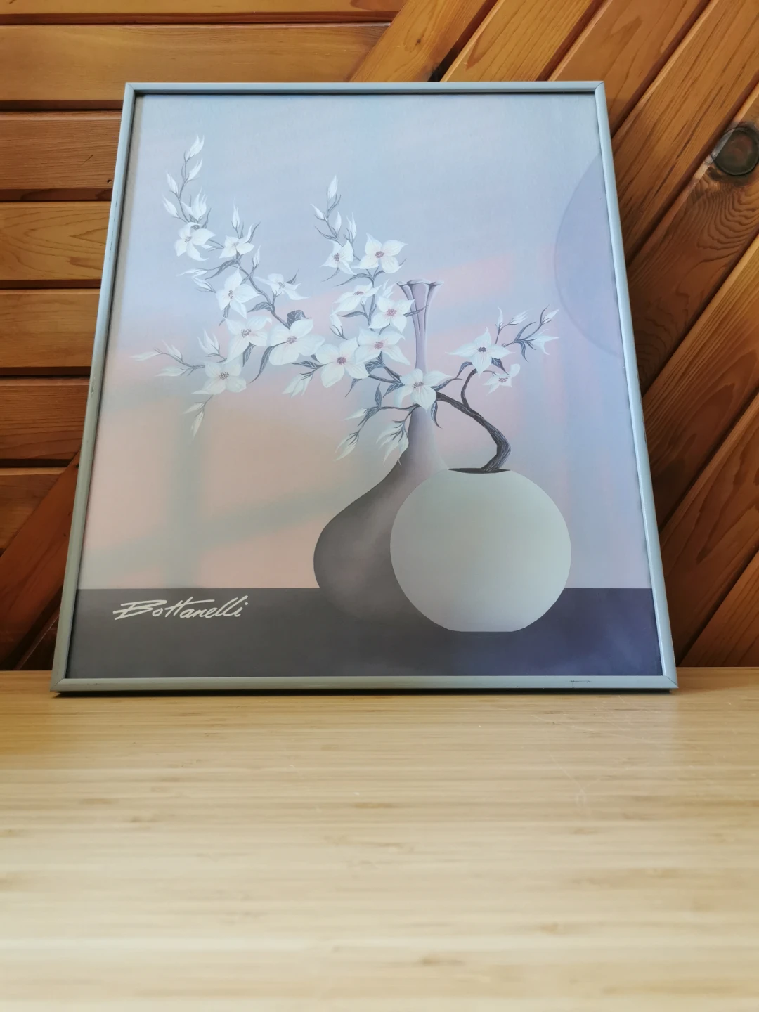 Vintage Bottanelli Floral Still Life Framed Art Print - photo 5