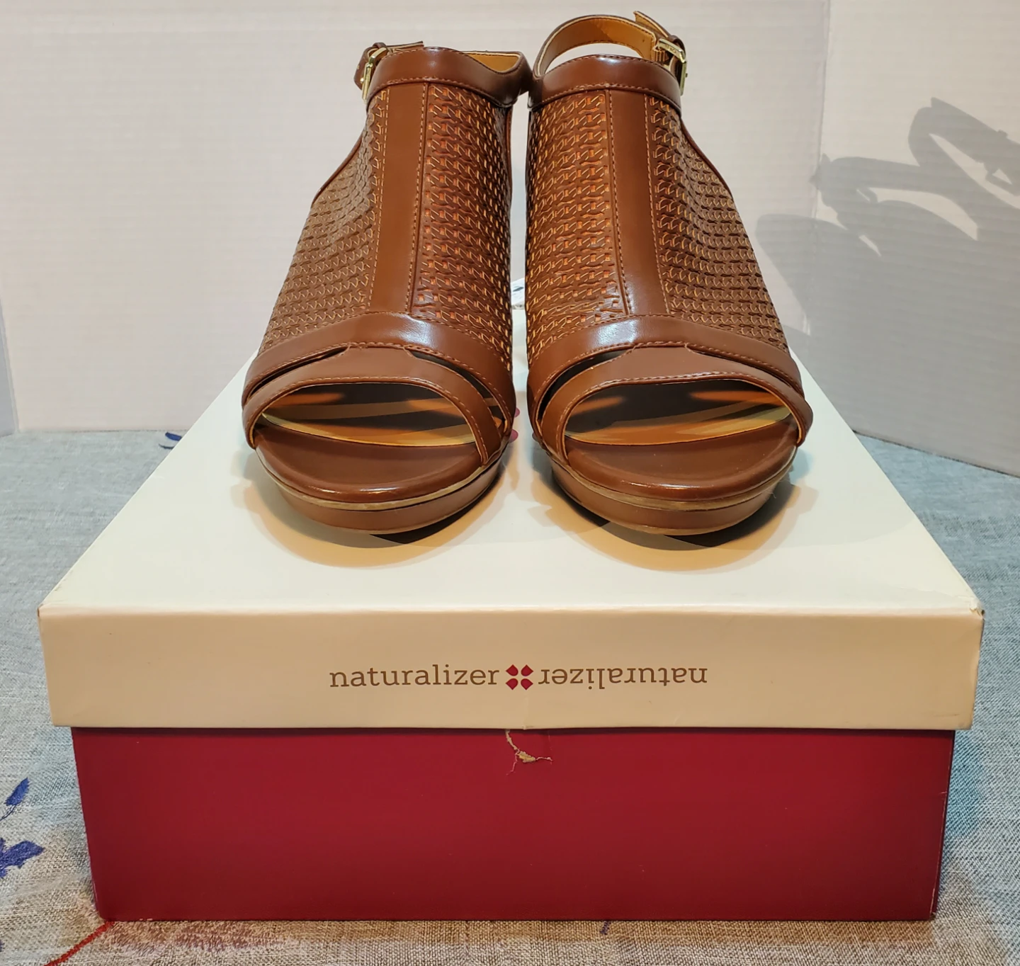 Naturalizer Women's Brown Heeled Sandals Size 10 - photo 2