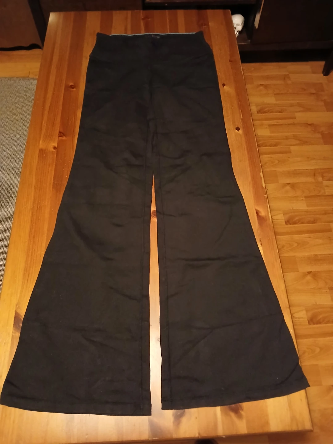 TNA Action Black Bell Bottom Yoga Pants Size S - photo 2