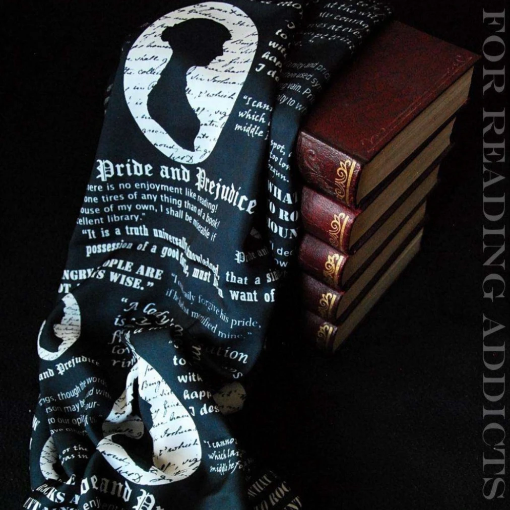 Infinity Scarf with Pride and Prejudice quotes - NEW - photo 4