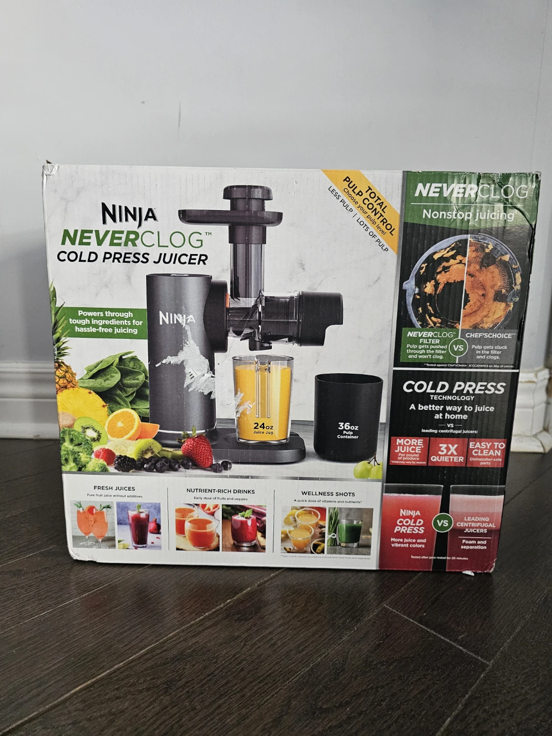Ninja NEVERCLOG Cold Press Juicer