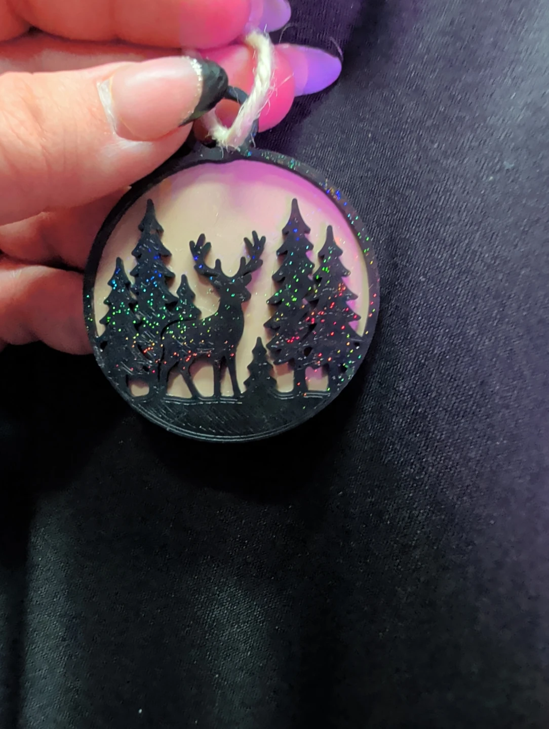 Christmas Ornament - Deer & Trees - photo 4