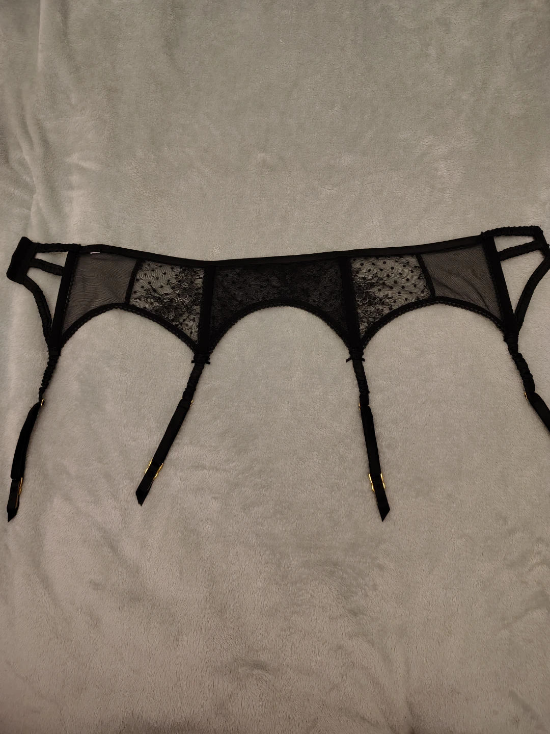 Victoria's secret Black Lace Garter Belt Dream Angels - size XS - photo 3