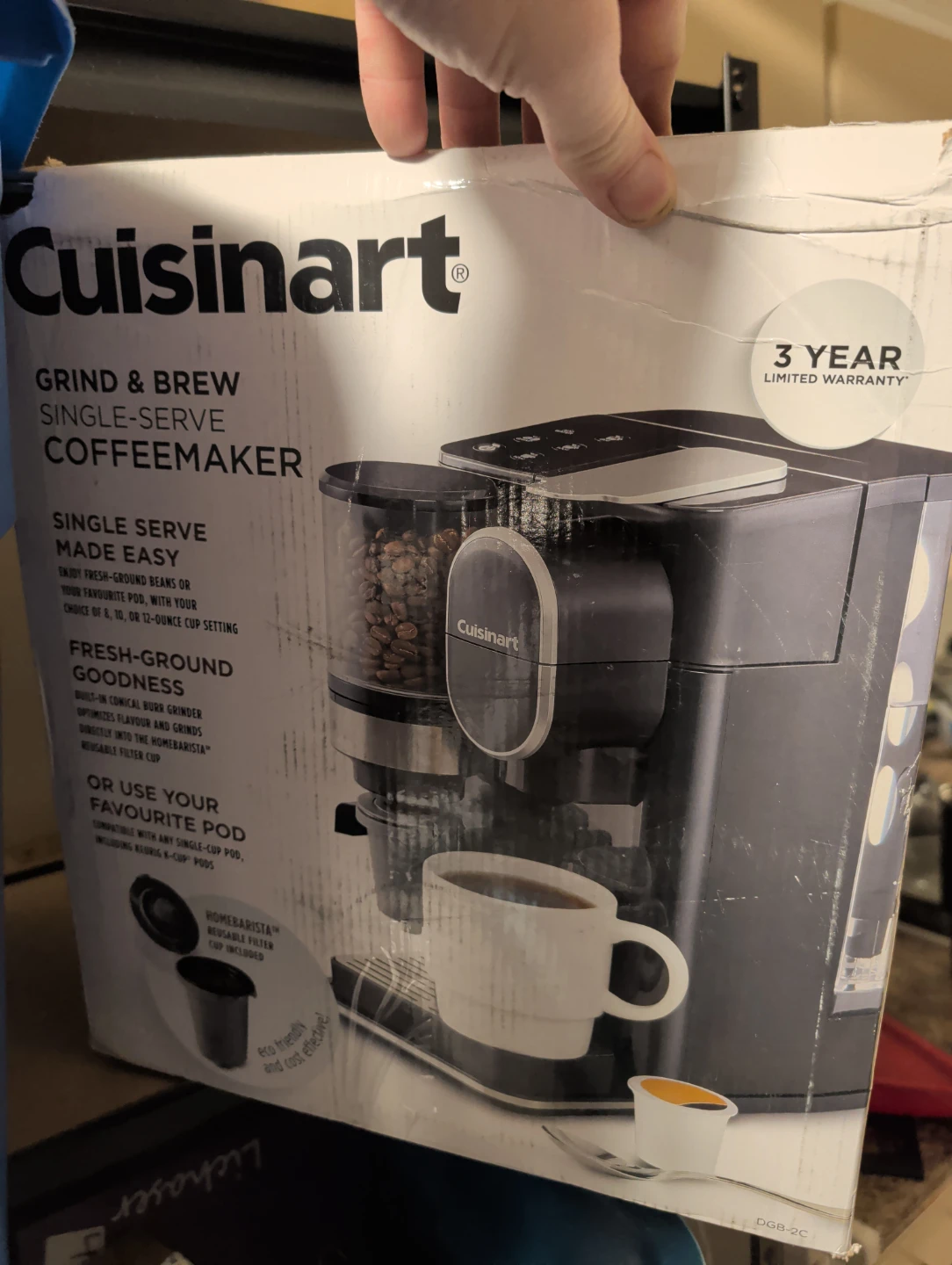 Cuisinart Grind & Brew Single-Serve Coffee Maker