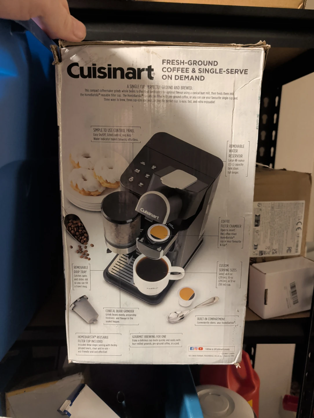 Cuisinart Grind & Brew Single-Serve Coffee Maker - photo 2