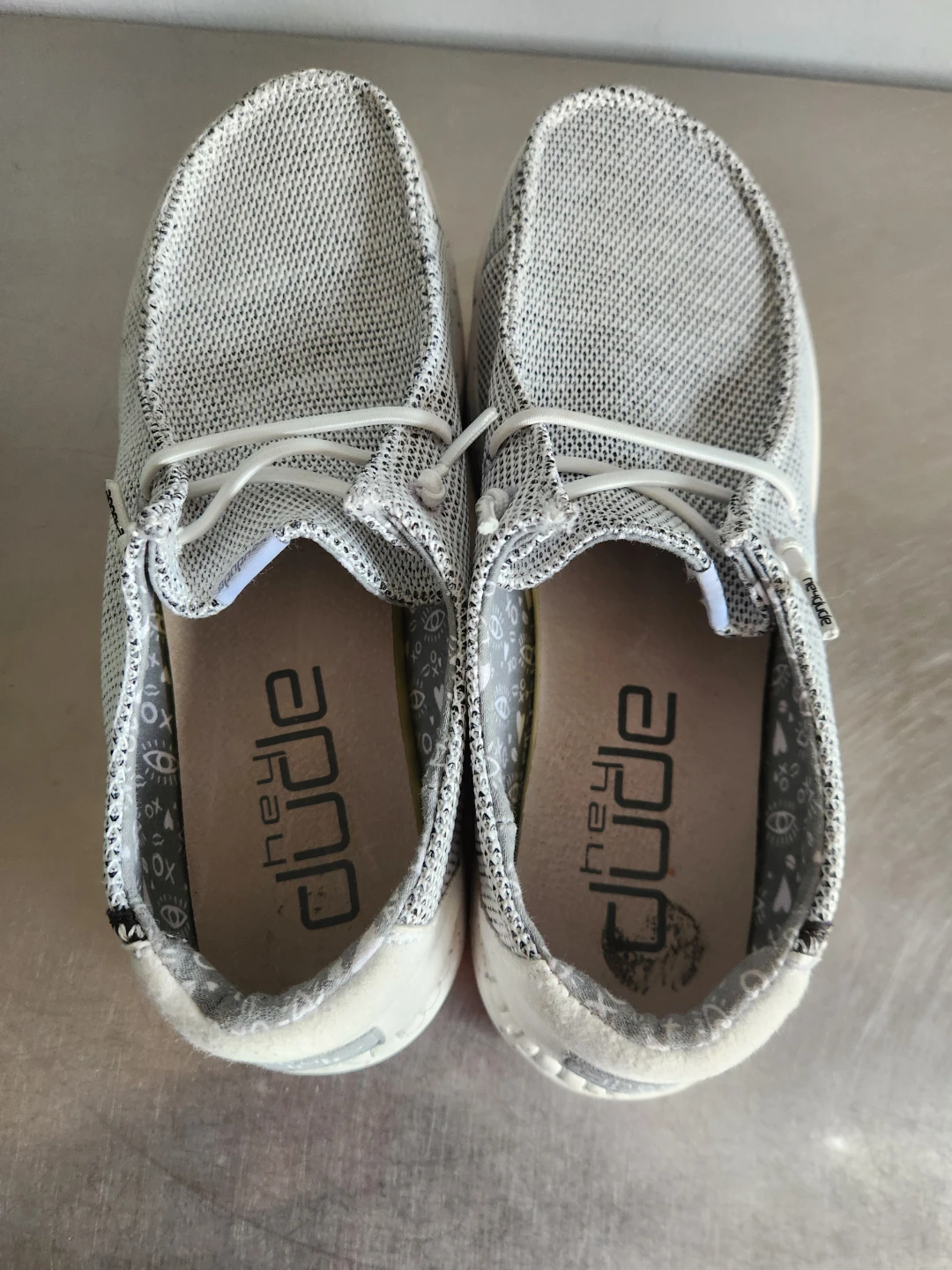 Hey Dude Men's Wendy Loafers Size 10 Grey - photo 4