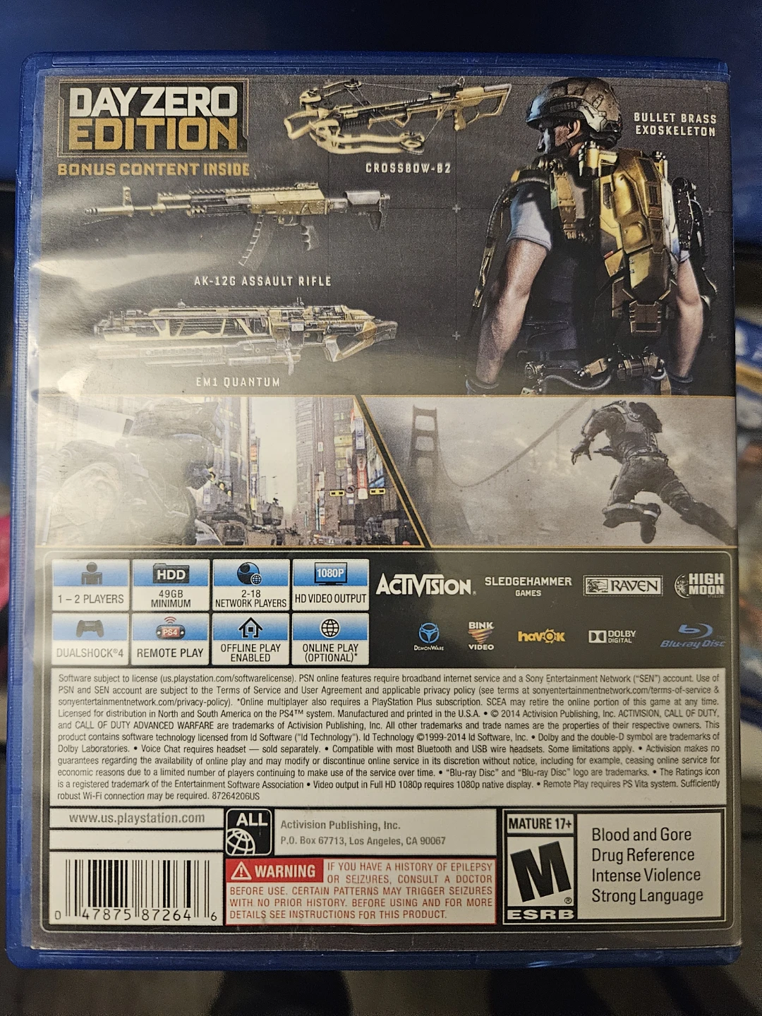 Call of Duty: Advanced Warfare Day Zero Edition PS4 - photo 2
