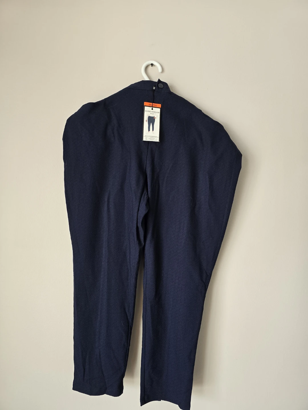 Summer Mario Serrani Italy Navy Patterned Pants XXL/TTG