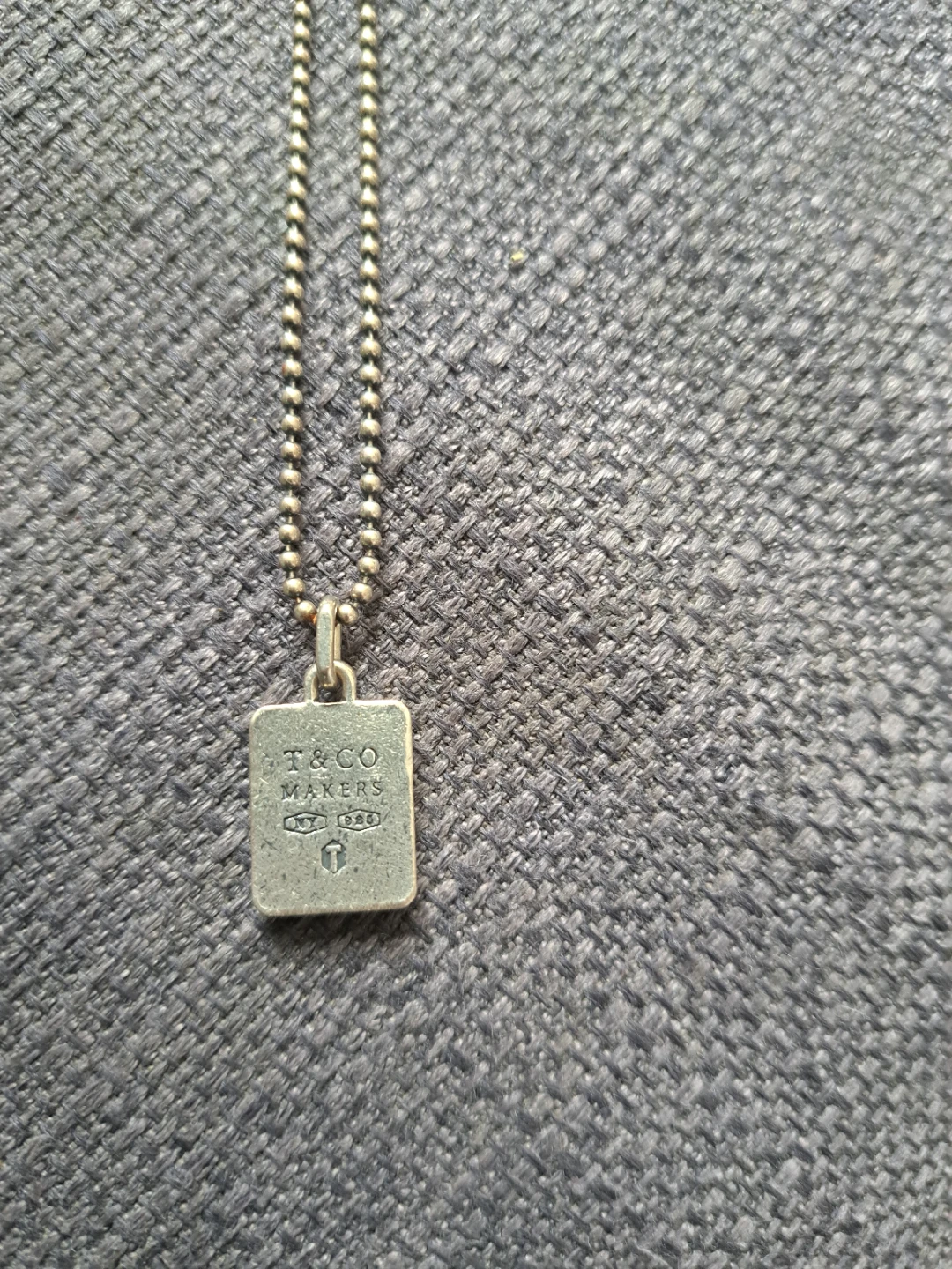 Tiffany & Co. Makers Sterling Silver Necklace