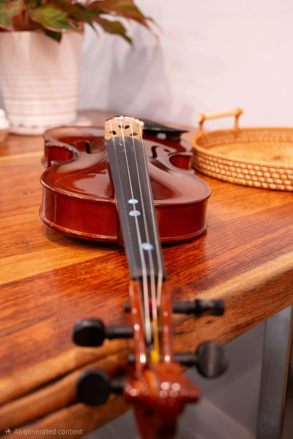 Schonenbach 220 violin 1/2 size with hard case and Bow - photo 5