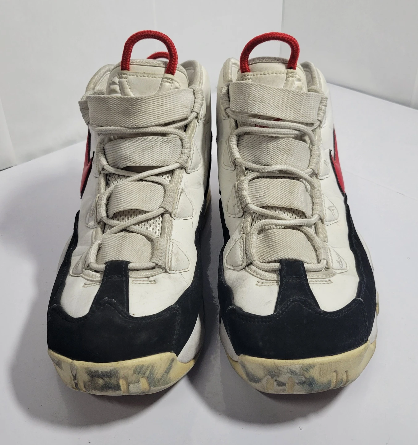 Nike Air Max Uptempo 95 Shoes White Black Red, size 9,5 (63) - photo 2