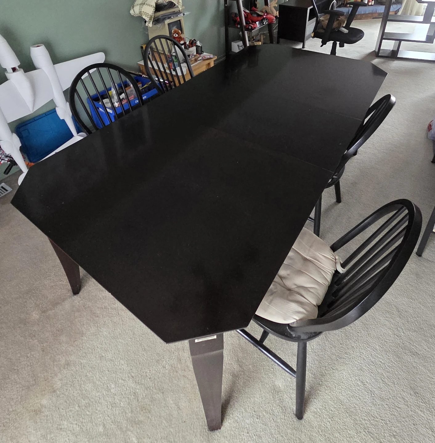 Dark Wood Dining Table