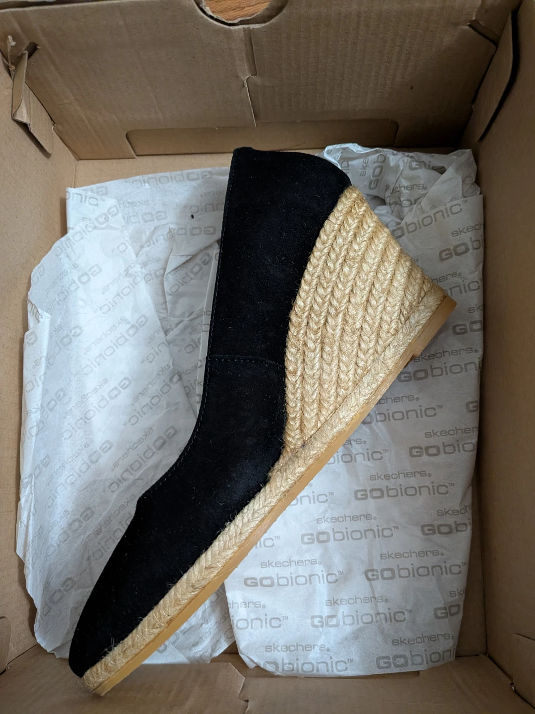 NEW ATELIERS Black Suede Wedge Heels size 36 🥕 - photo 2