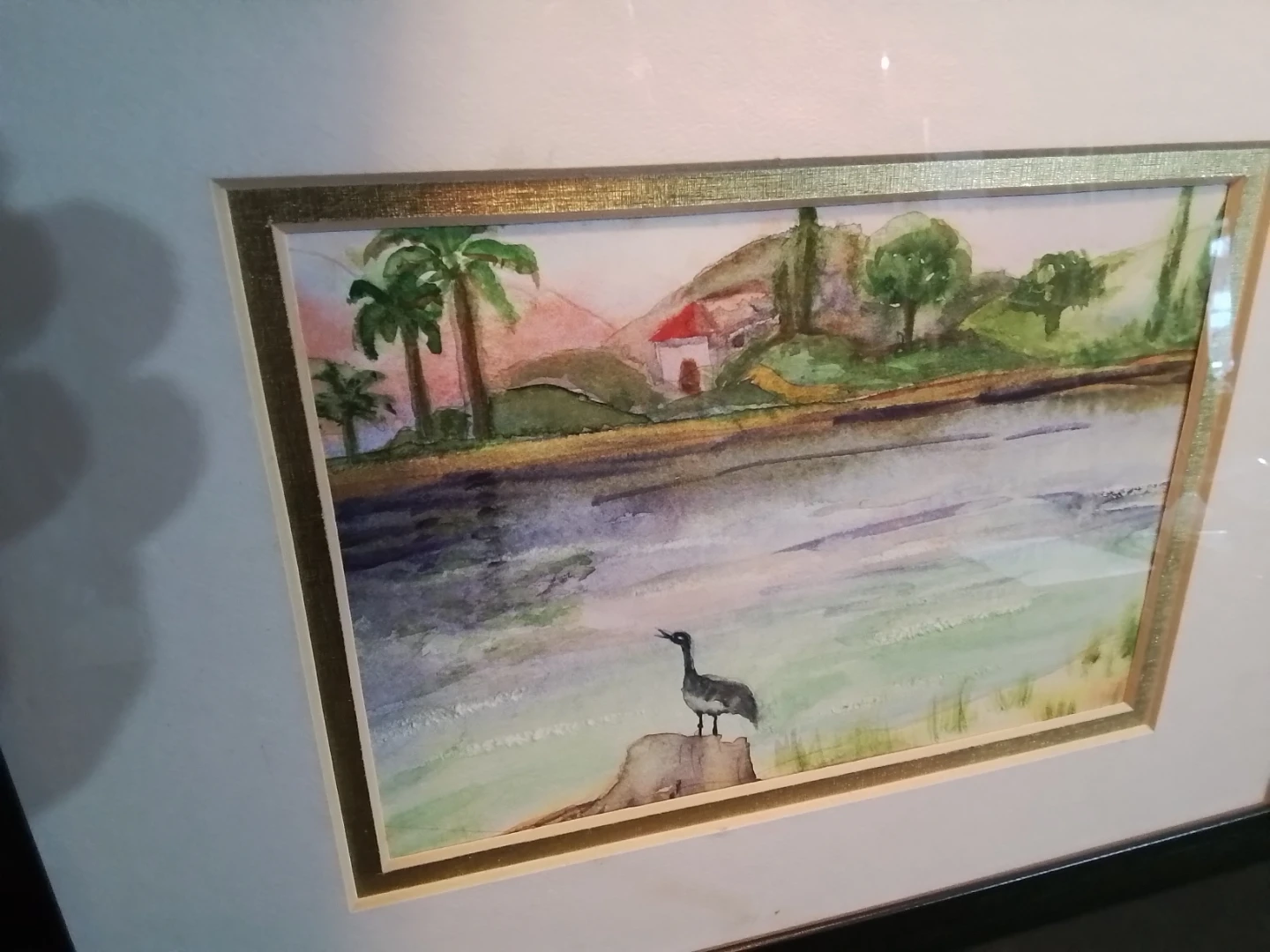 Framed 2 Watercolour Paintings 12x15" - photo 4
