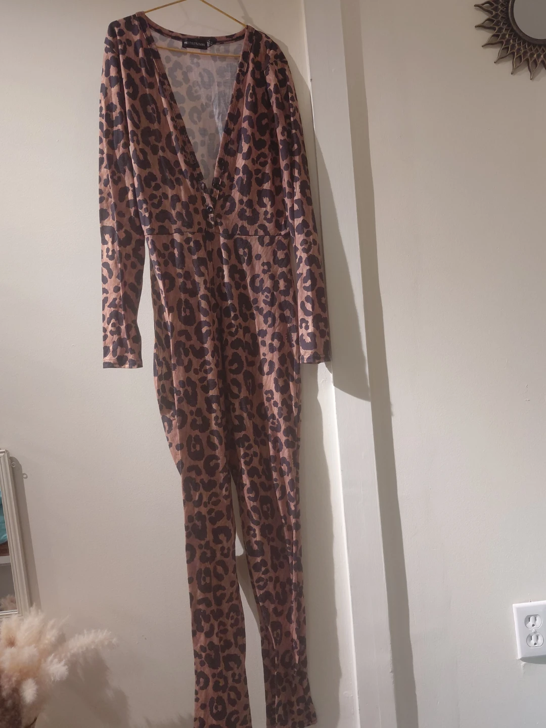 PrettyLittleThing Leopard Print Jumpsuit