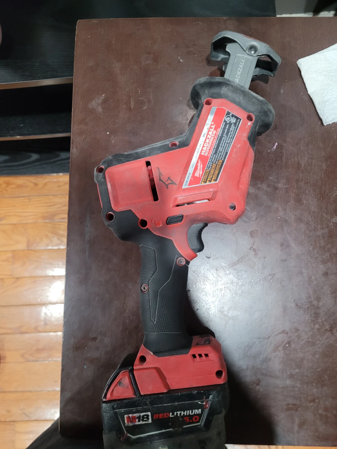 Milwaukee M18 FUEL Sawzall Reciprocating Saw with 5.0Ah Battery - photo 2