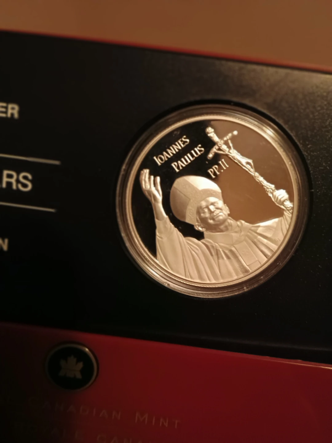 Royal Canadian Mint 2005 Pope John Paul II Fine Silver Coin