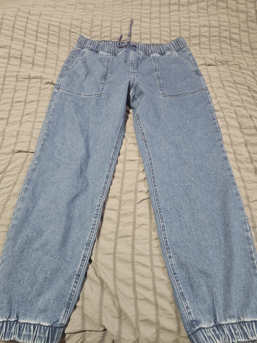 Denim Jogger Pants