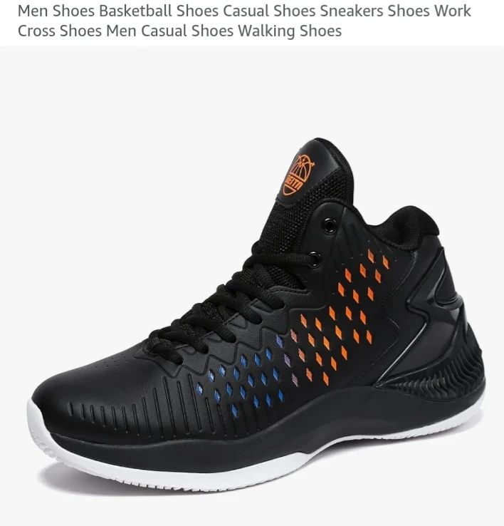 NEW!   BEICA Men's Black Basketball Shoes Size 9 - photo 2