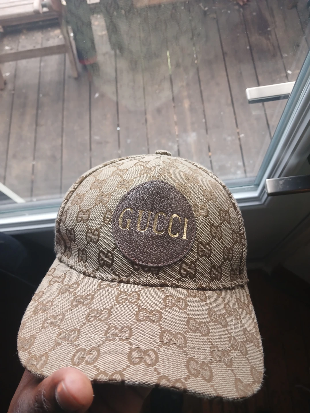 GUCCI GG Supreme Canvas Baseball Cap - Beige - photo 2
